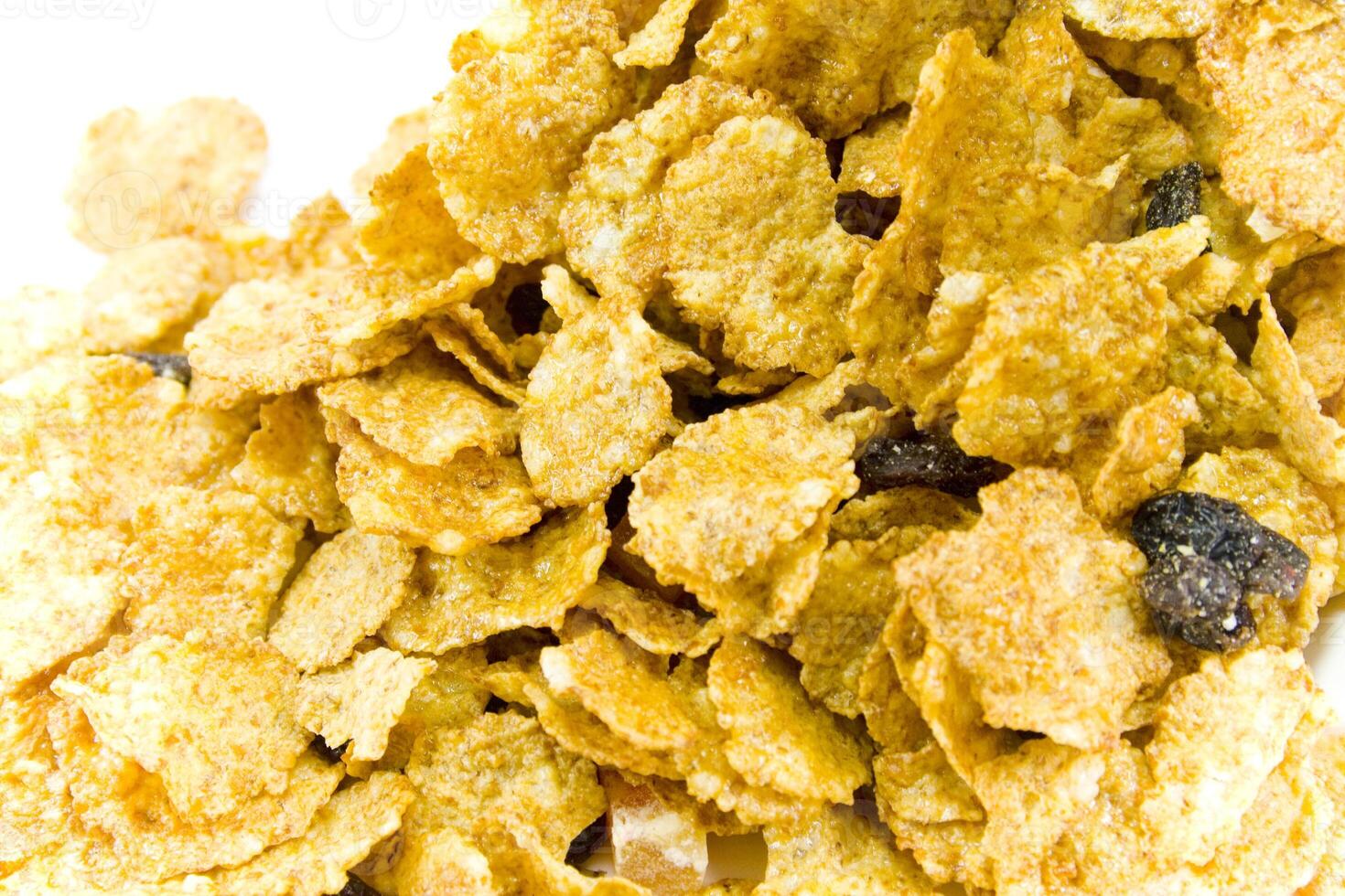 fresh cornflakes background photo