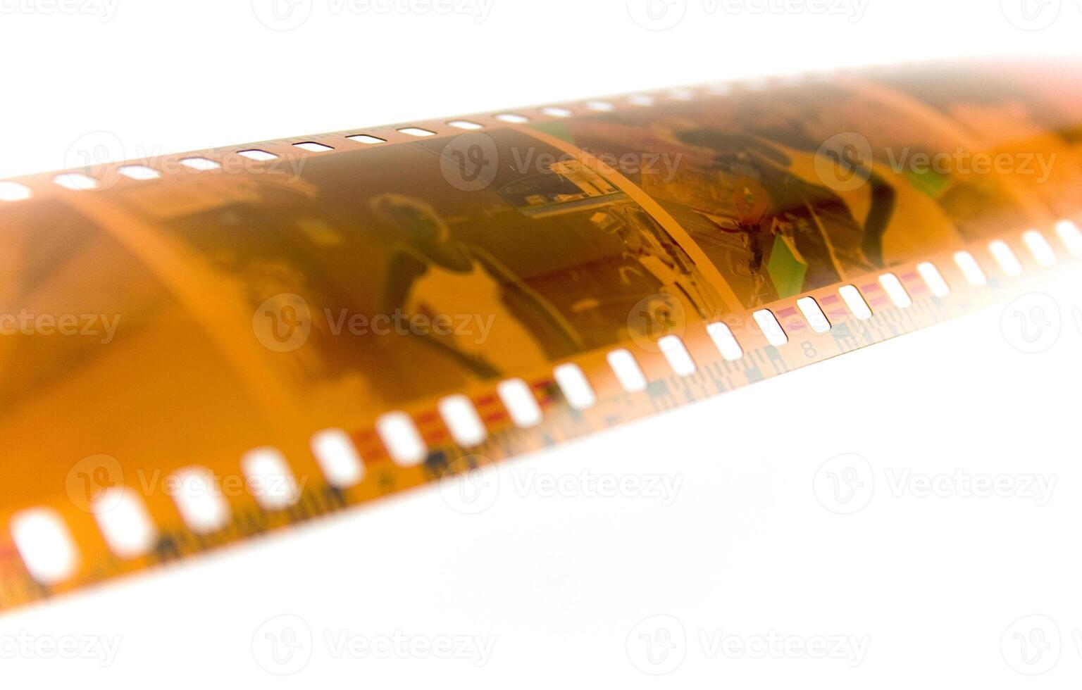negative on white photo