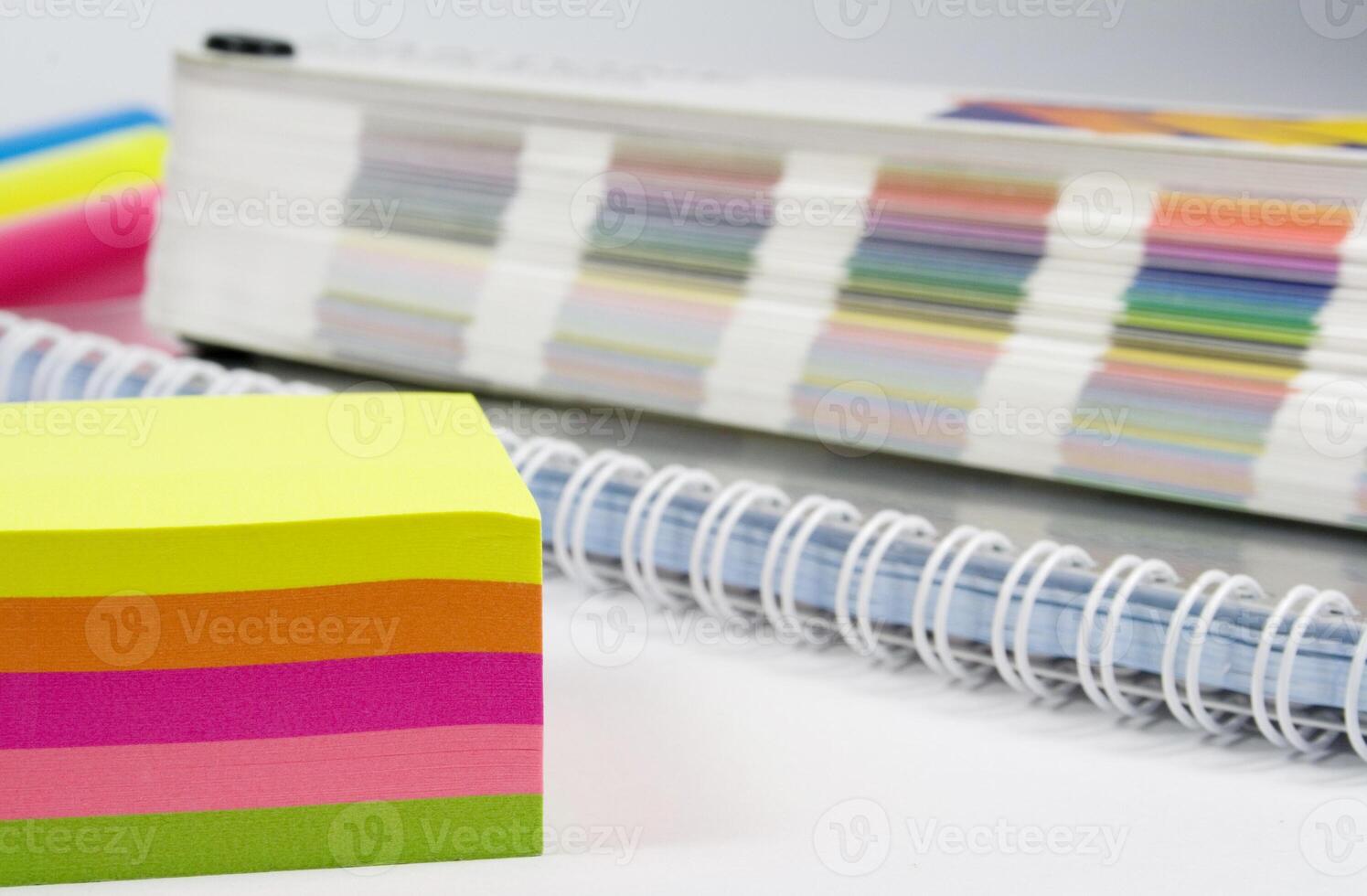 colorful notes and color guide photo