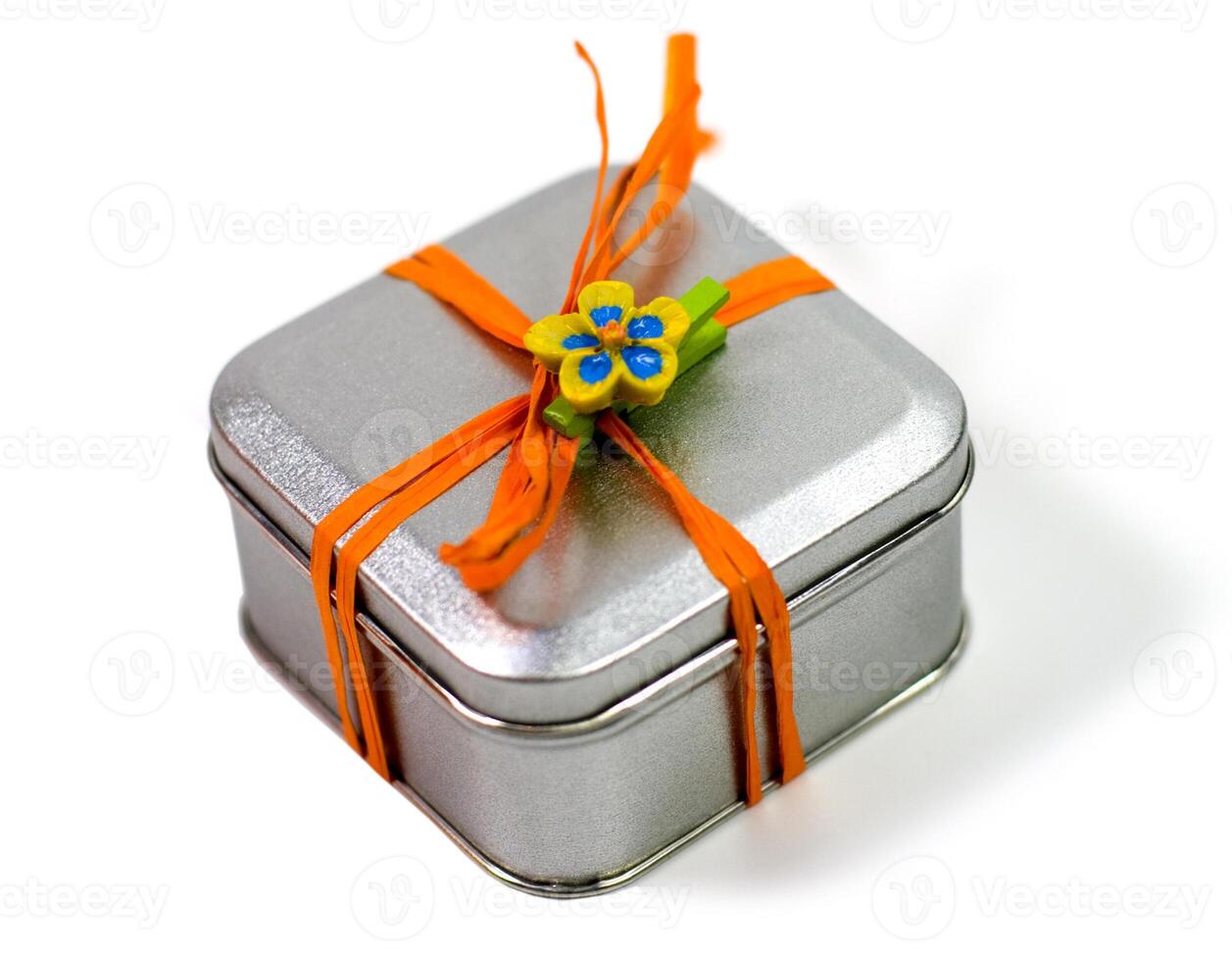 metal gift box photo
