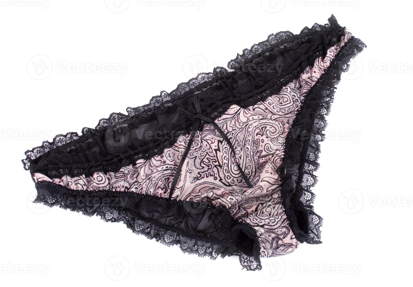 panties on white background photo