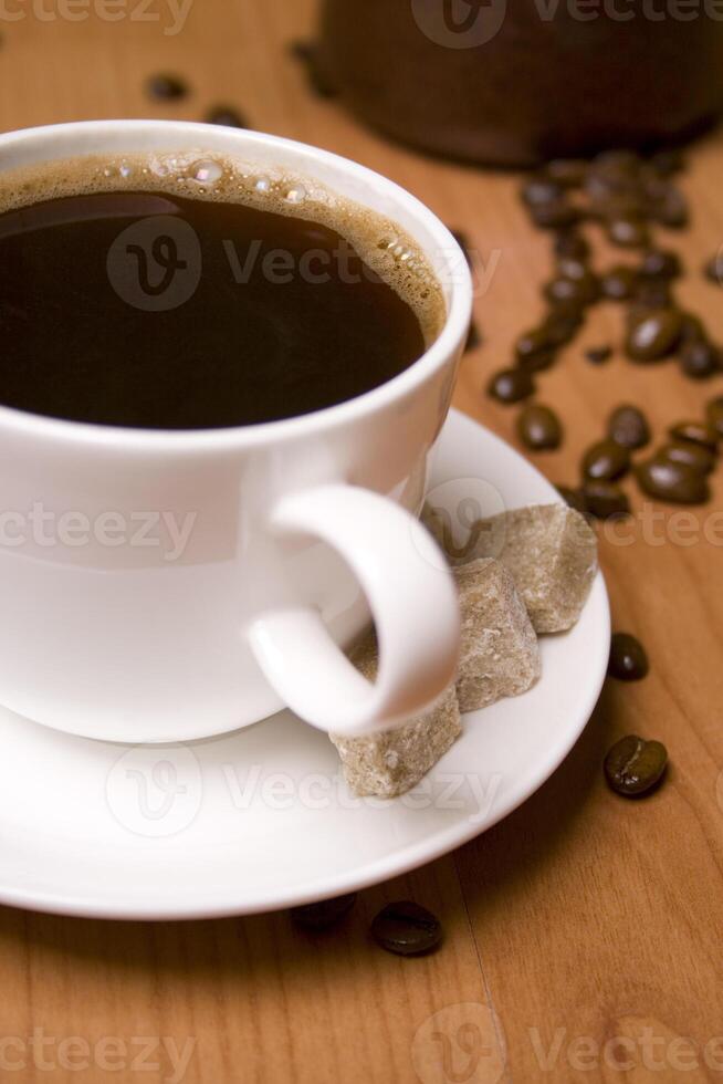 coffee, sugar and beans photo
