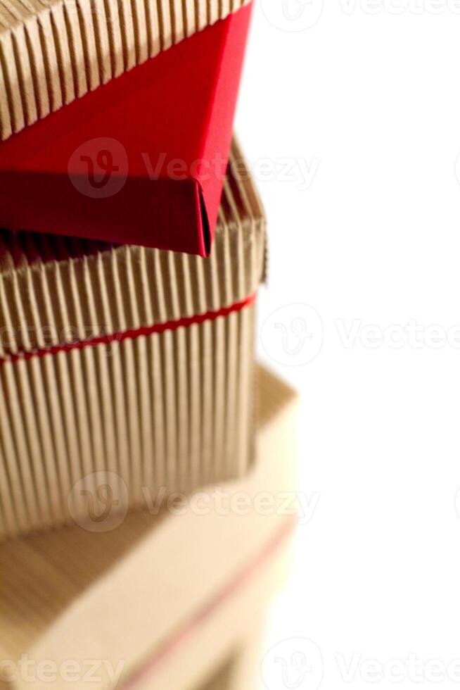 stack of cardboard boxes photo