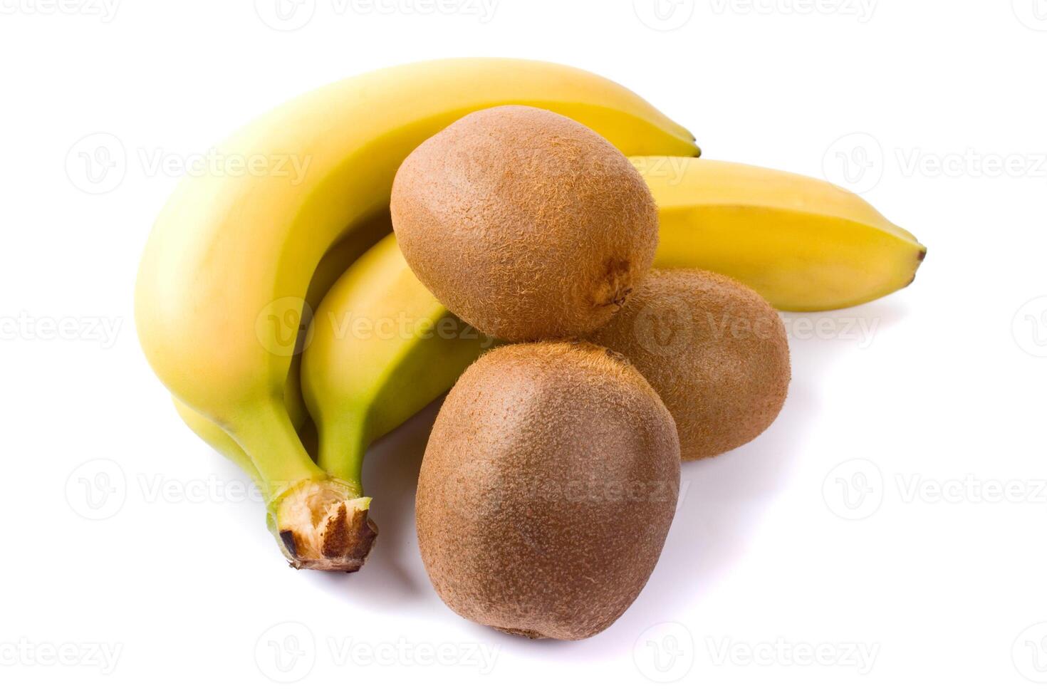 fresh kiwi and banana photo