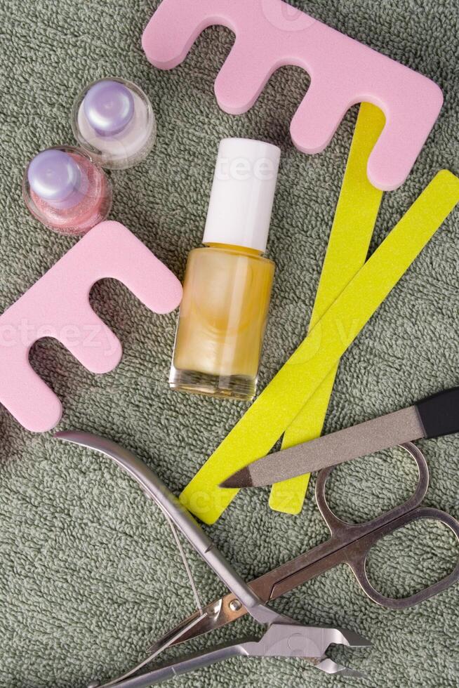 pedicure beauty set photo