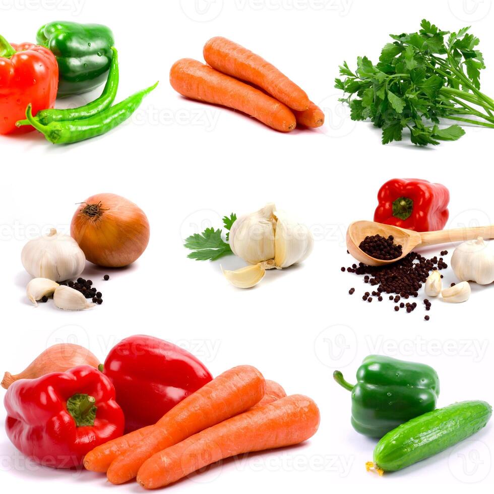 collection of vegetables photo