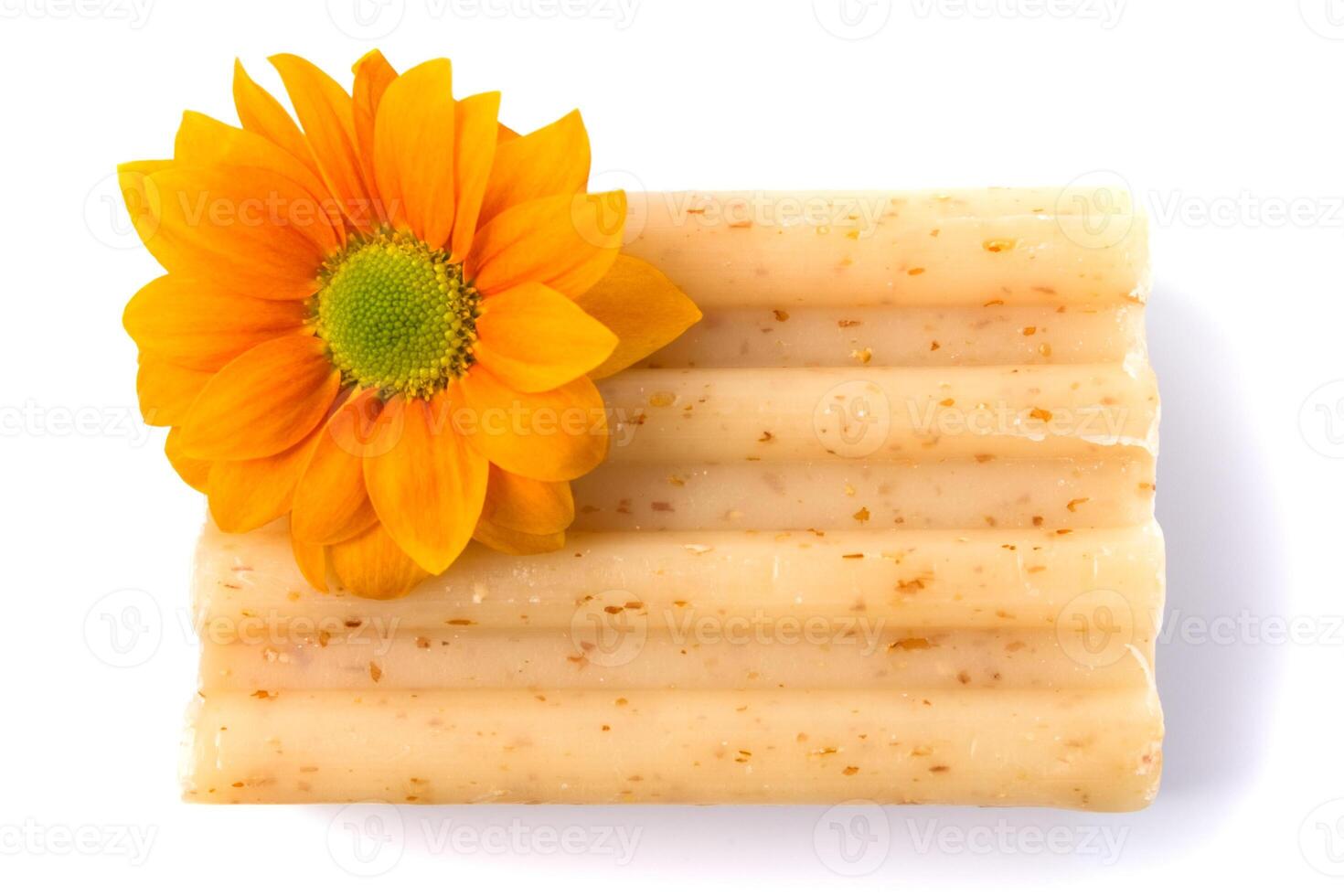 natural soap and flower photo