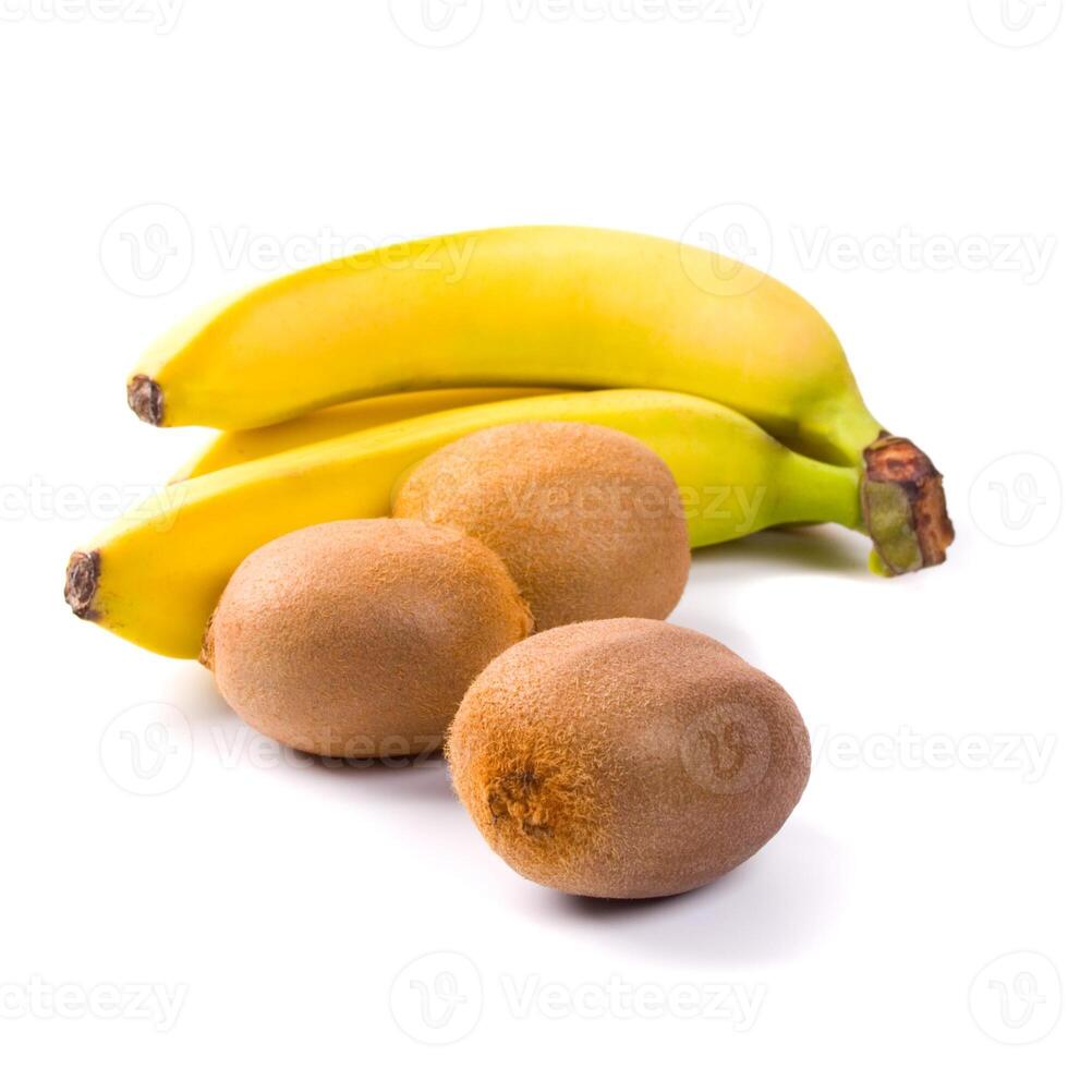 fresh kiwi and banana photo