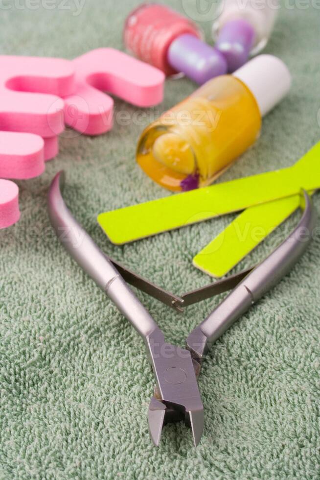 pedicure beauty set photo