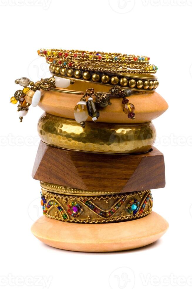 stack of bracelets photo