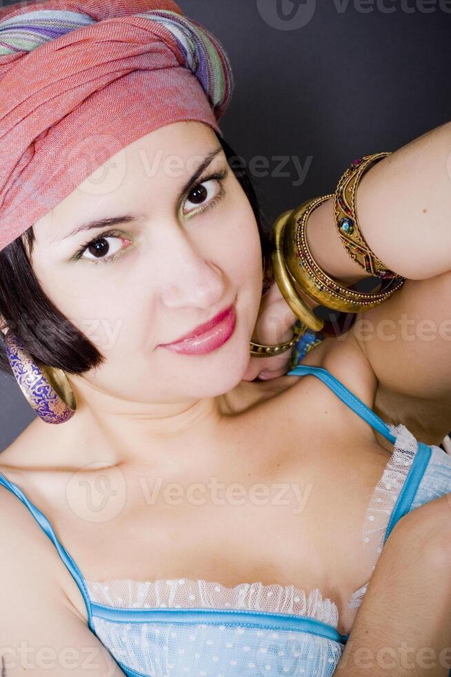 attractive asian woman photo
