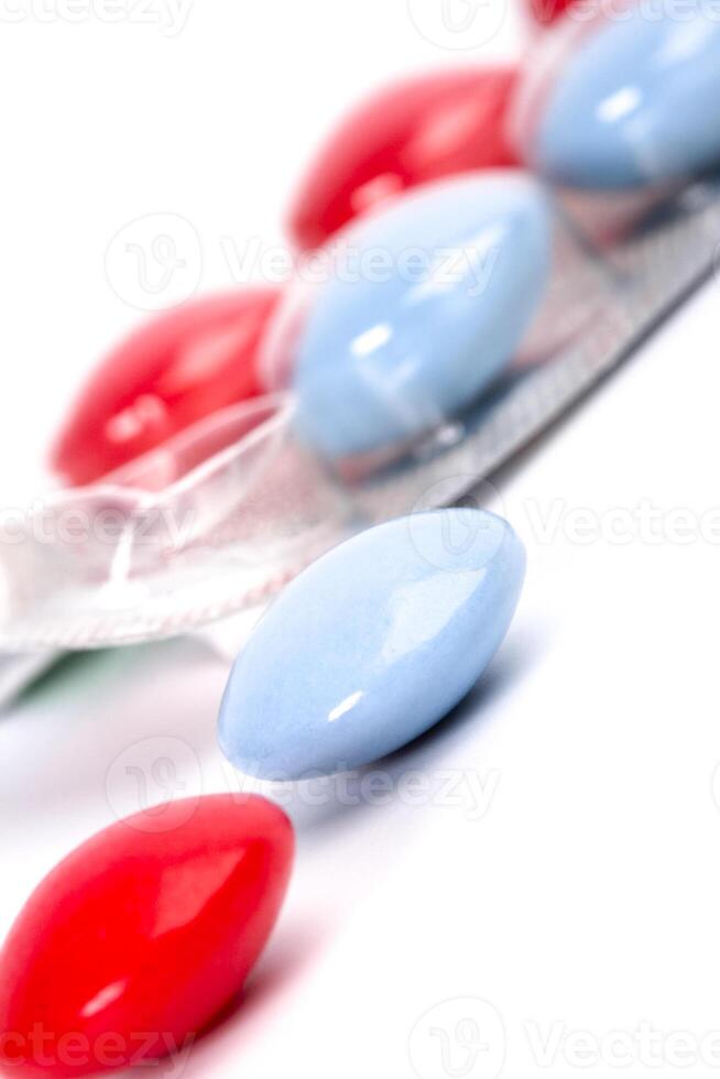 red and blue pills photo