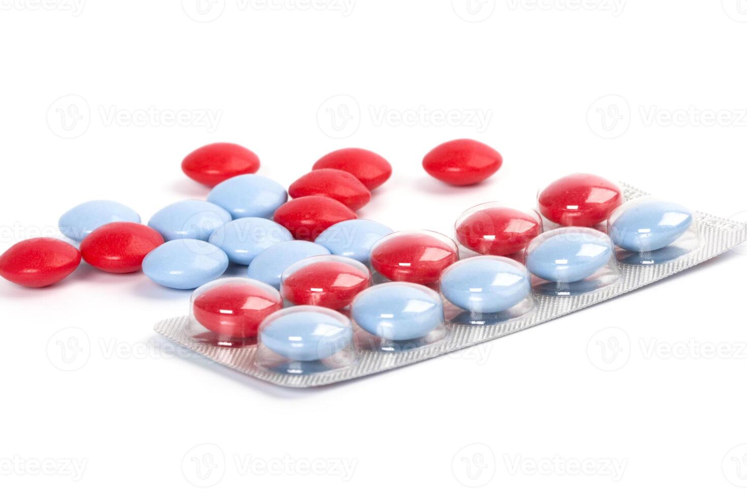 red and blue pills photo