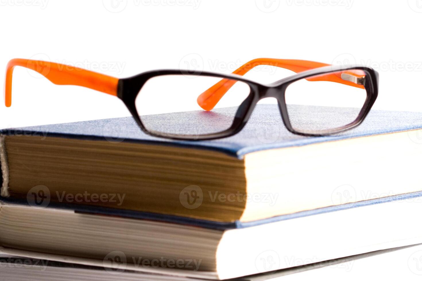 books and glasses photo