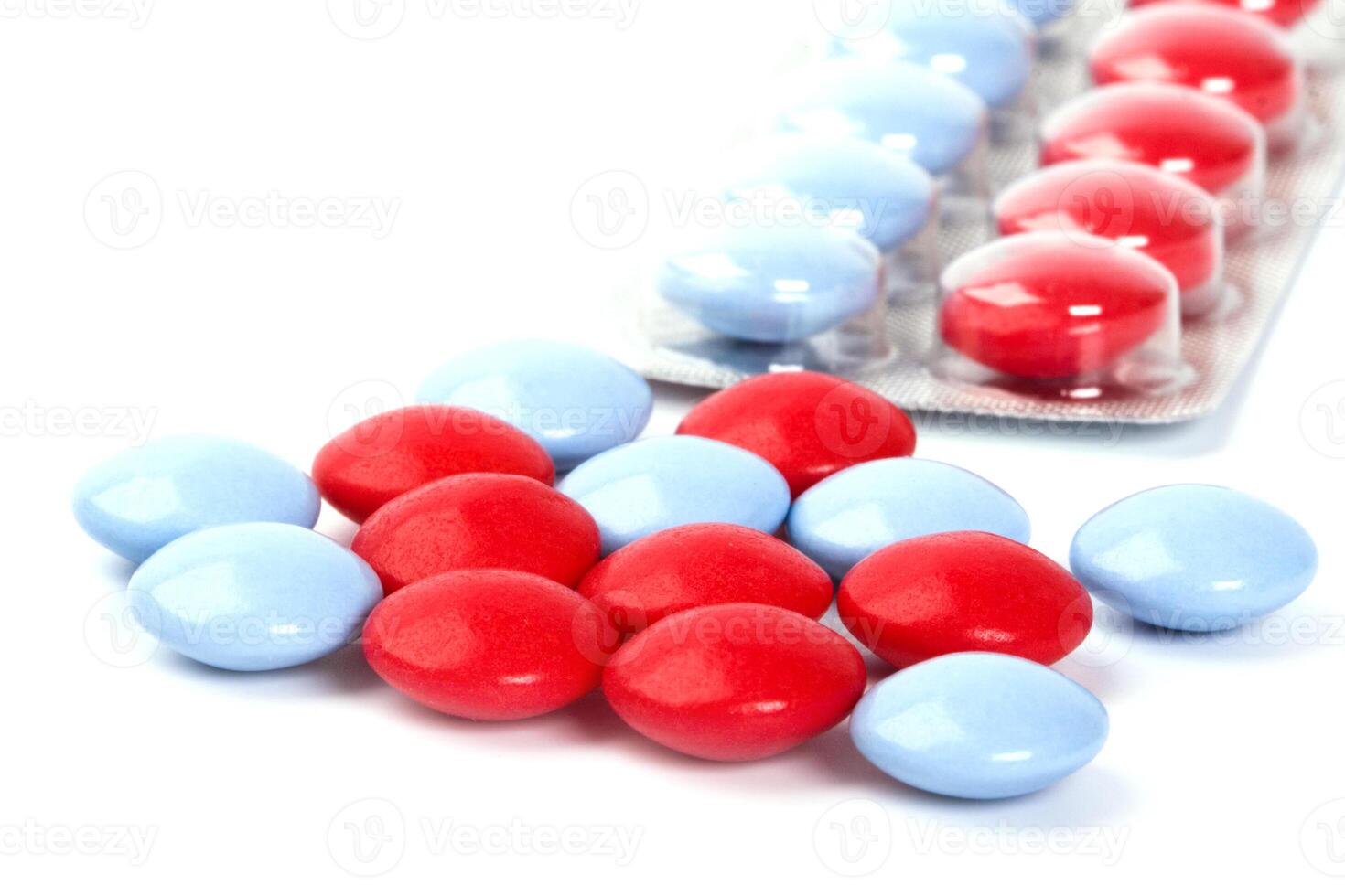 red and blue pills photo