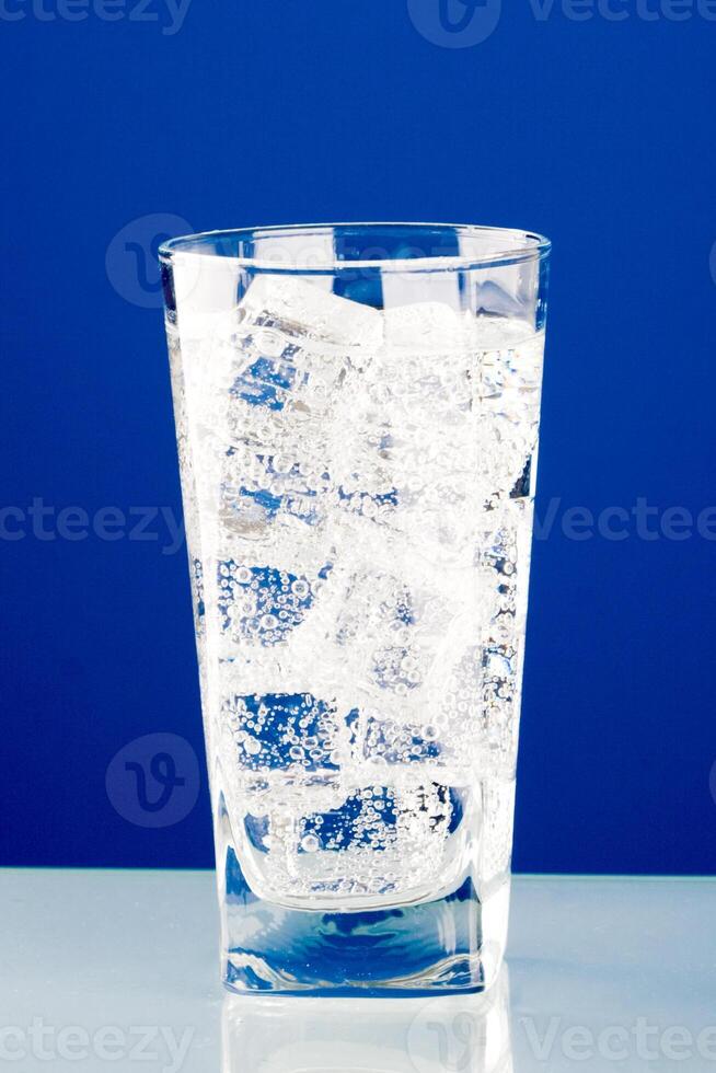 glass with cold water photo