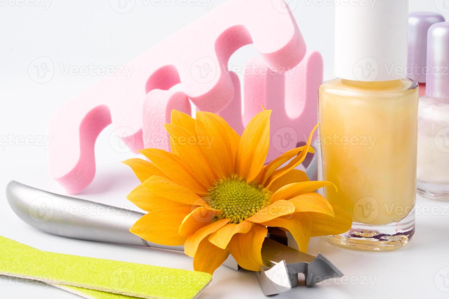 pedicure beauty set photo