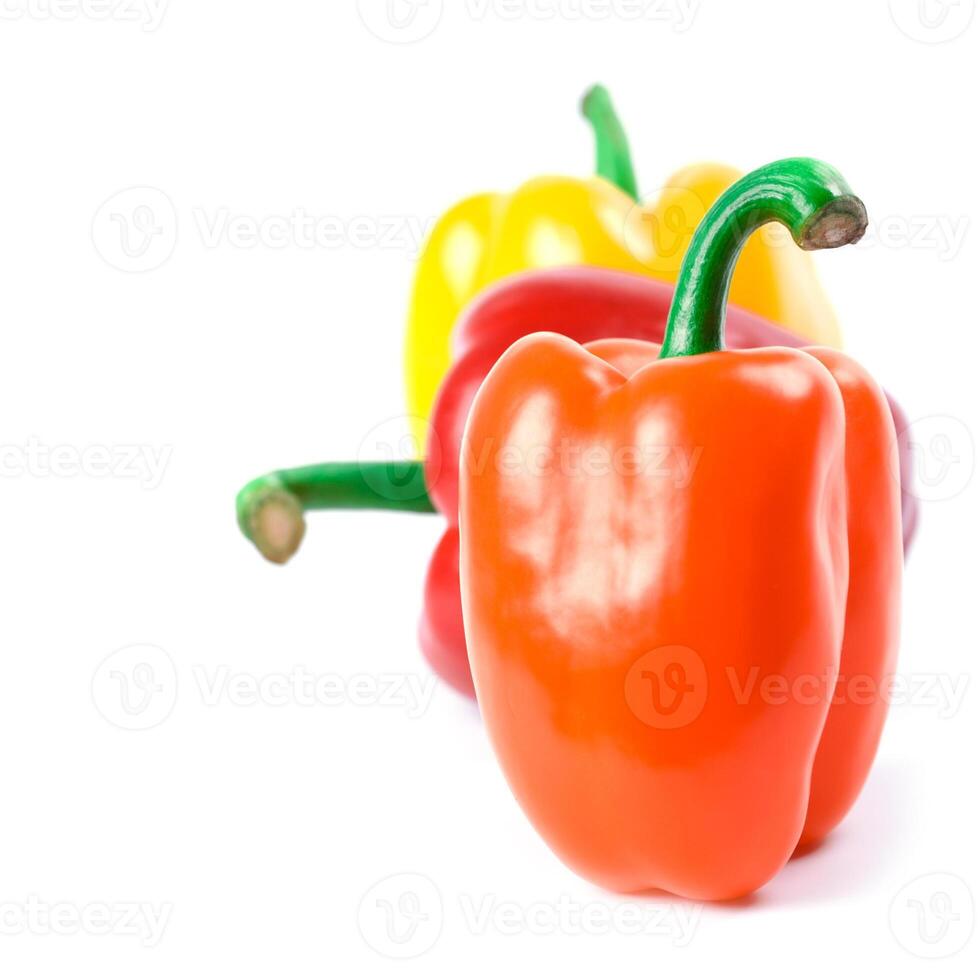 three bell peppers photo