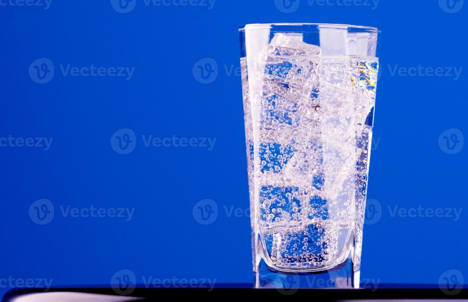 glass with iced water photo