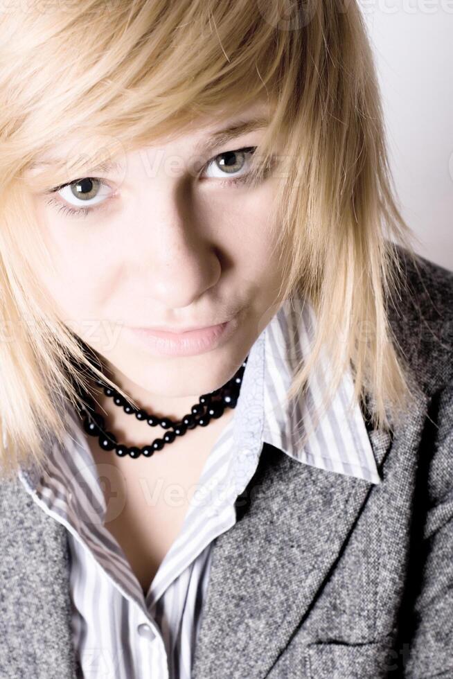 attractive young businesswoman photo