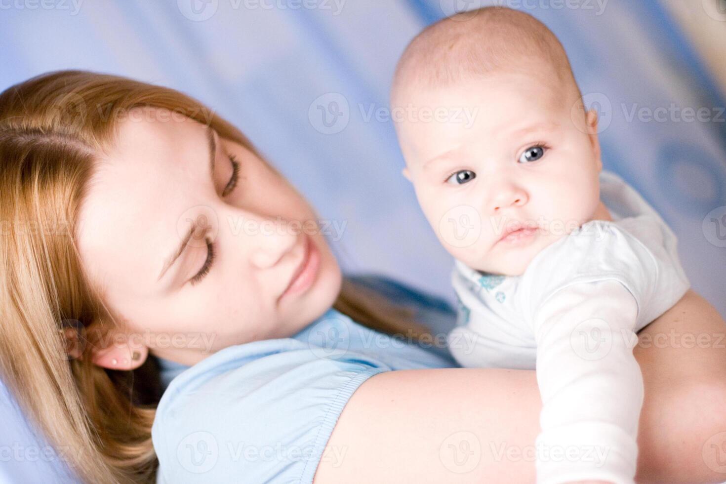 baby and mother photo