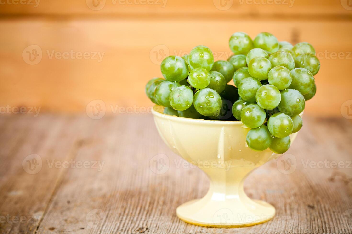 fresh green grapes photo