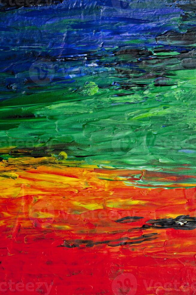Abstract texture. Modern rainbow artwork background. photo