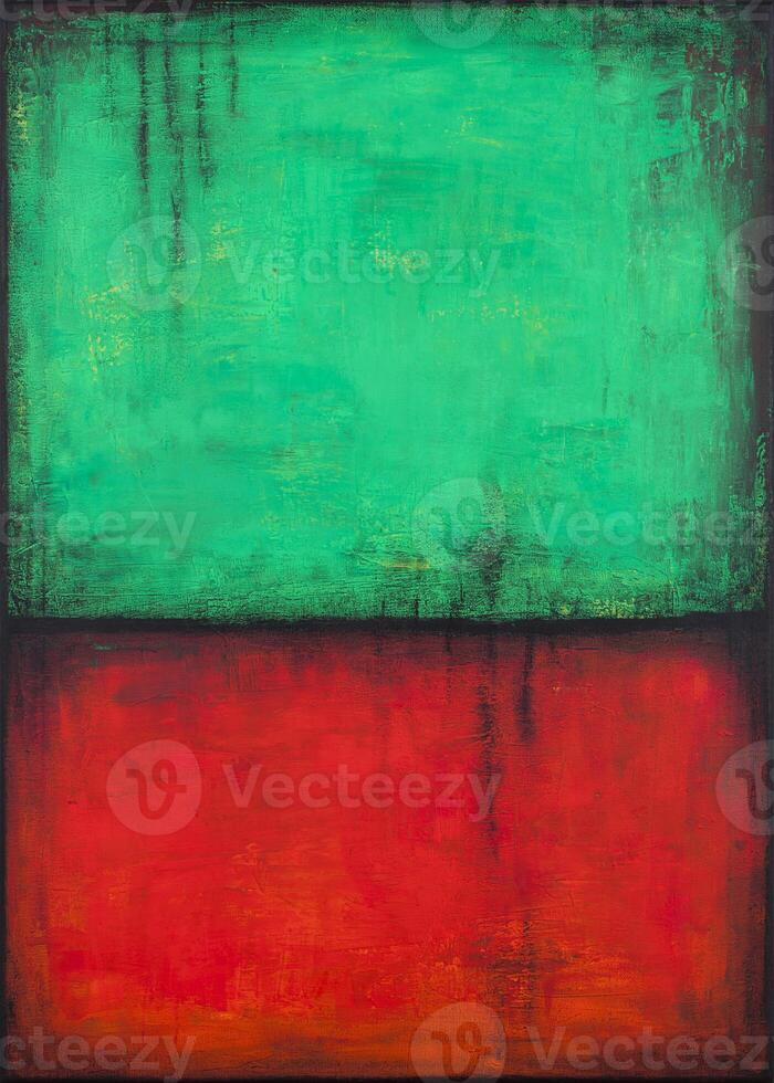 Green and red grunge colored texture background. photo