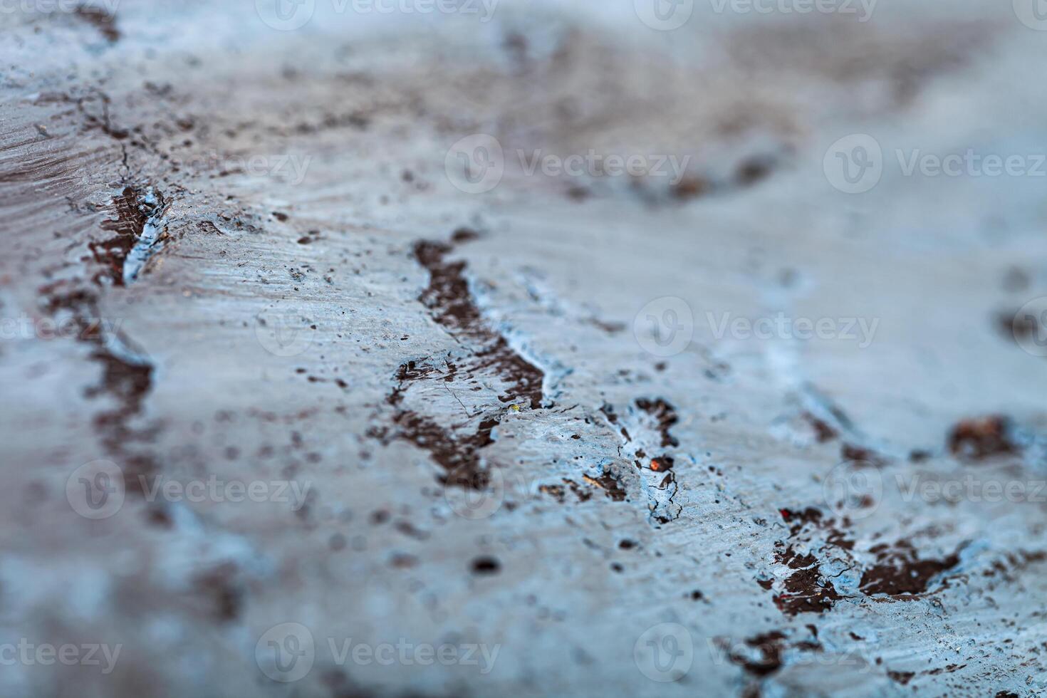 Texture of the concrete wall. Blue and black colors. photo