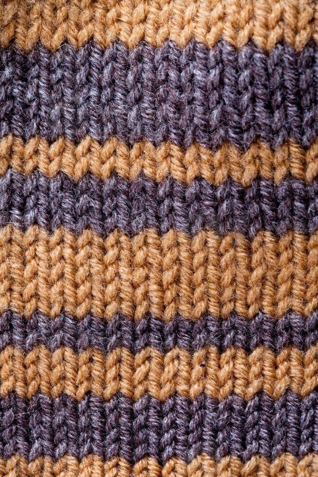 striped knitted texture photo