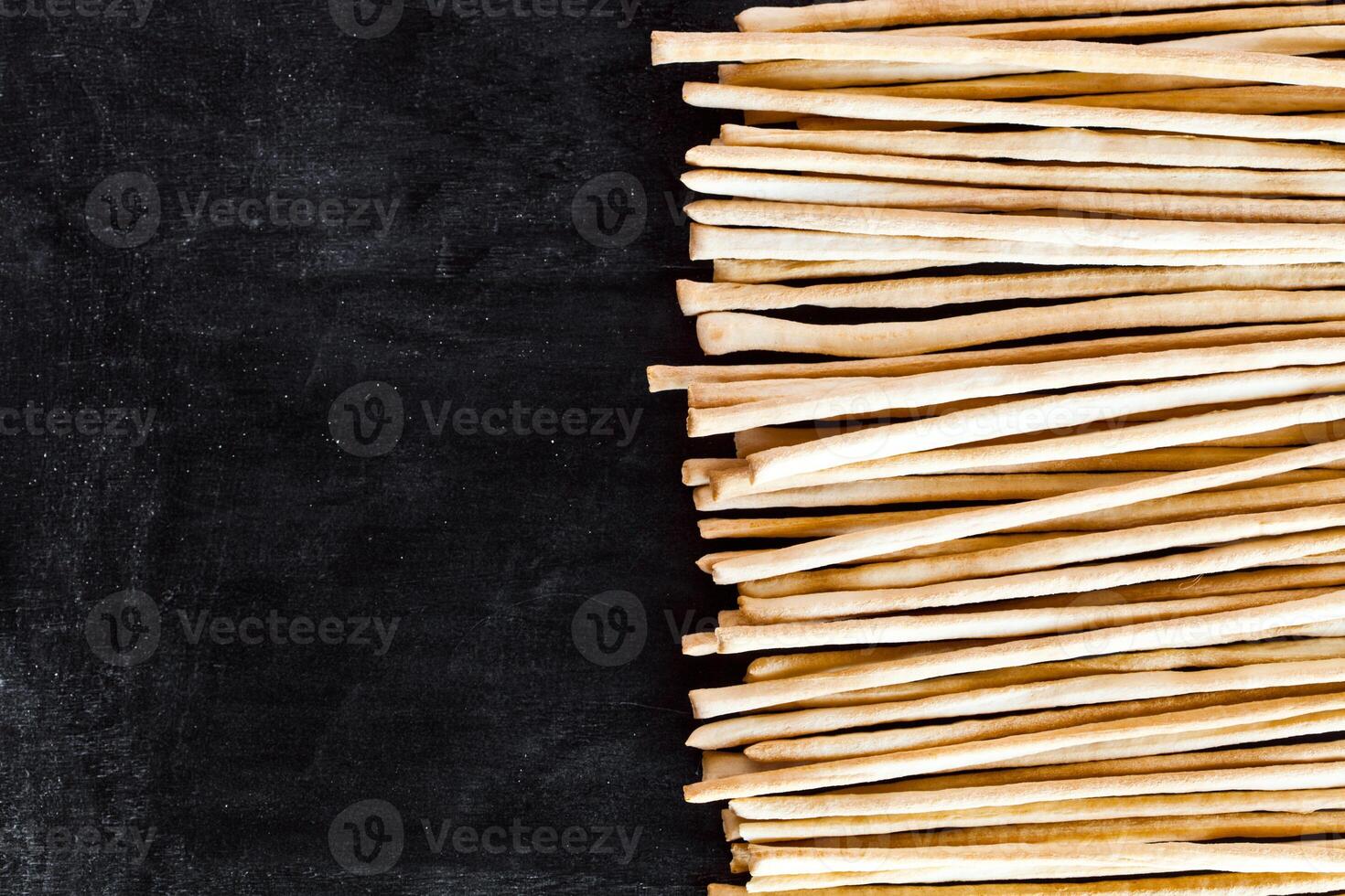 breadsticks grissini torinesi on blackboard photo