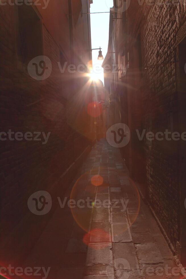 alley in the darkness photo