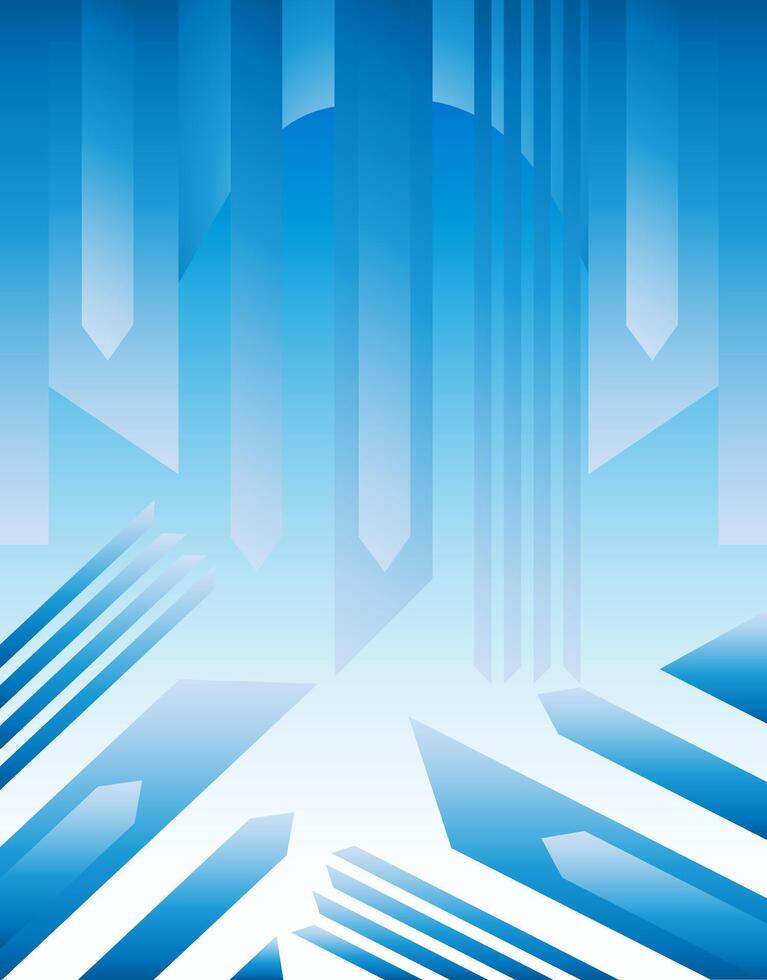 Clean Blue and White Striped Background vector