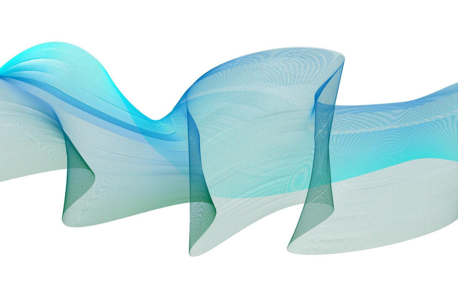 Abstract backdrop with colorful wave gradient lines vector