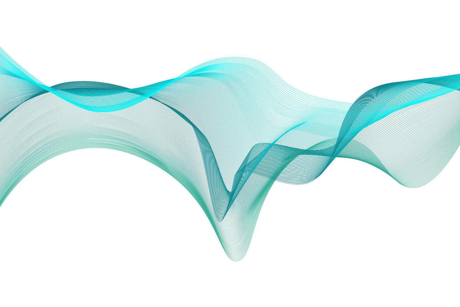 Wave design background vector