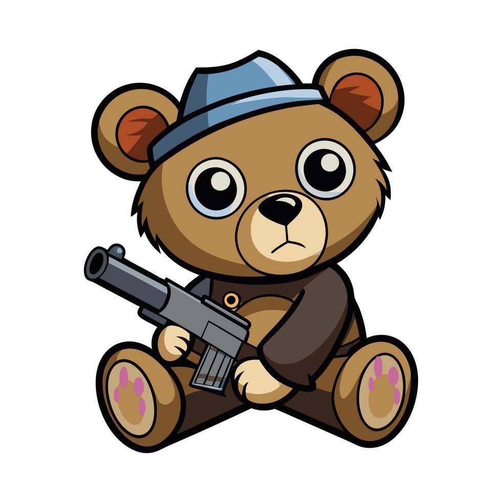 Amusing Raccoon Illustrations for Kids vector