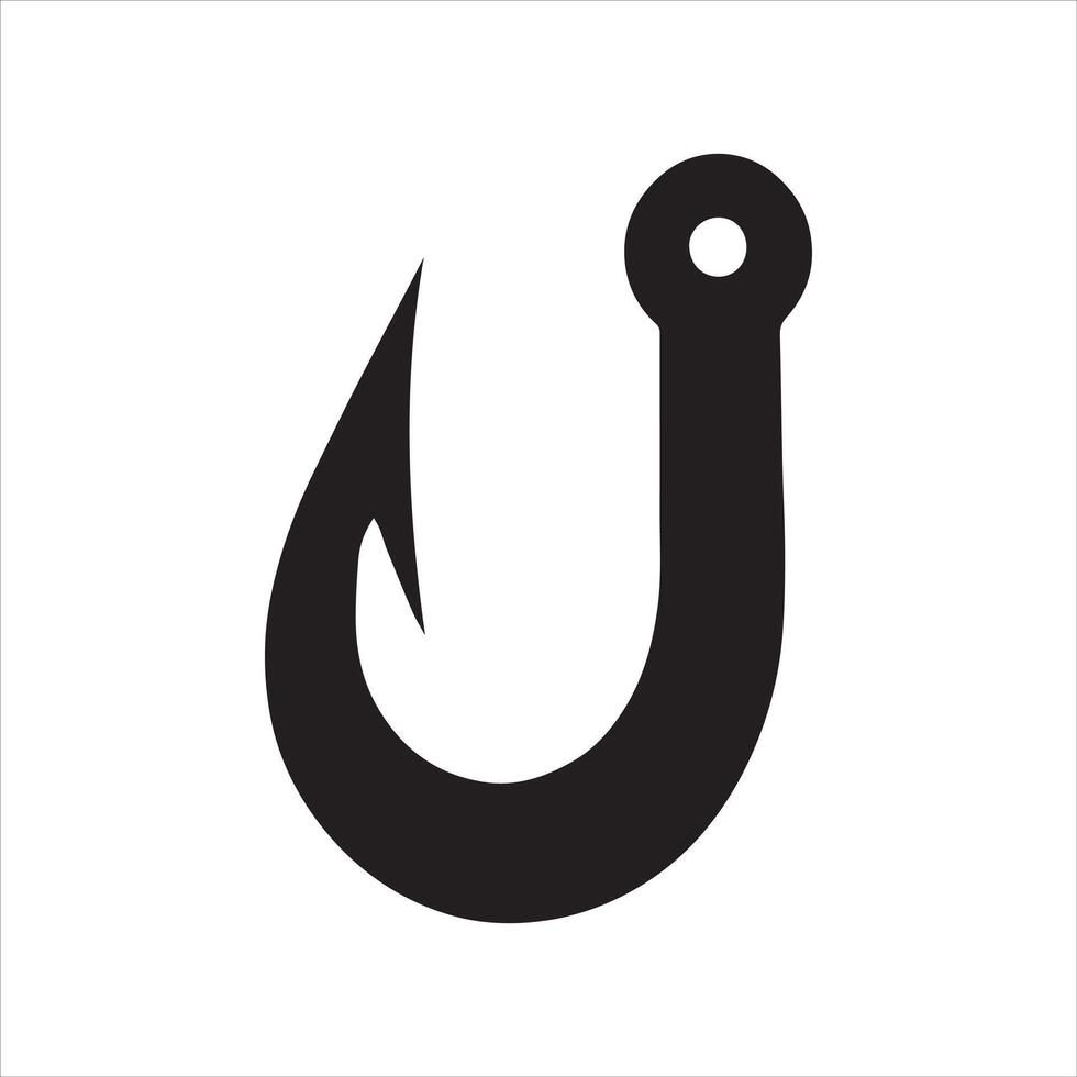 Professional Fish Hook Illustrations vector