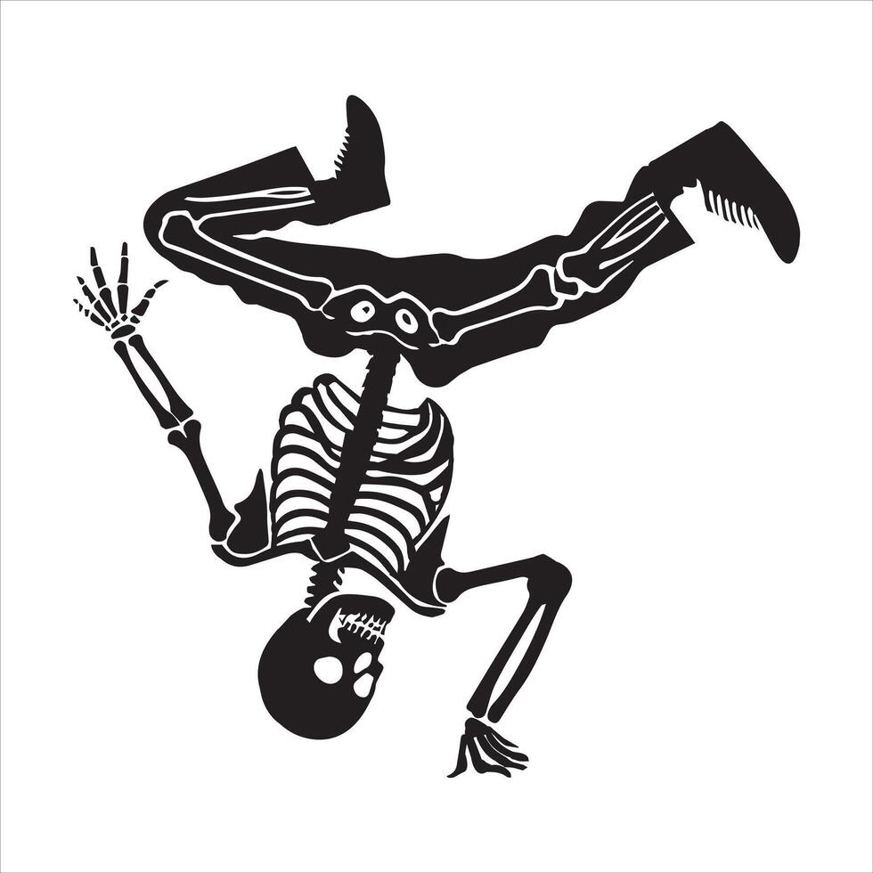Dance Like Nobody's Bones Are Watching vector