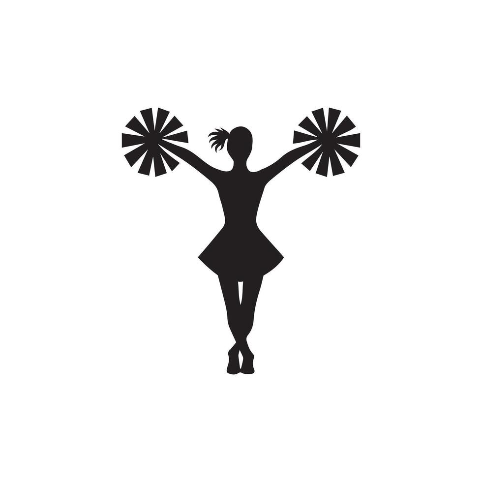 Cheer Silhouette Design vector