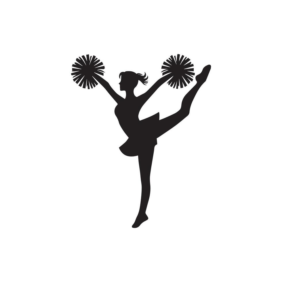 Cheer Silhouette Design vector