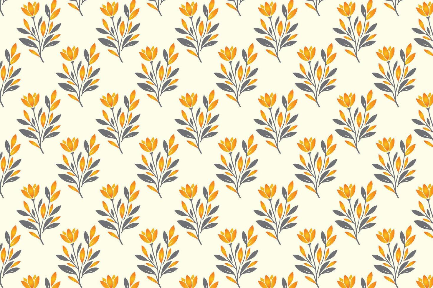 Vibrant and Colorful Seamless Floral Pattern Featuring Abstract Botanical Flowers and Lush Green Leaves Ideal for Fashion Fabrics Digital Printing and Contemporary Design Applications vector