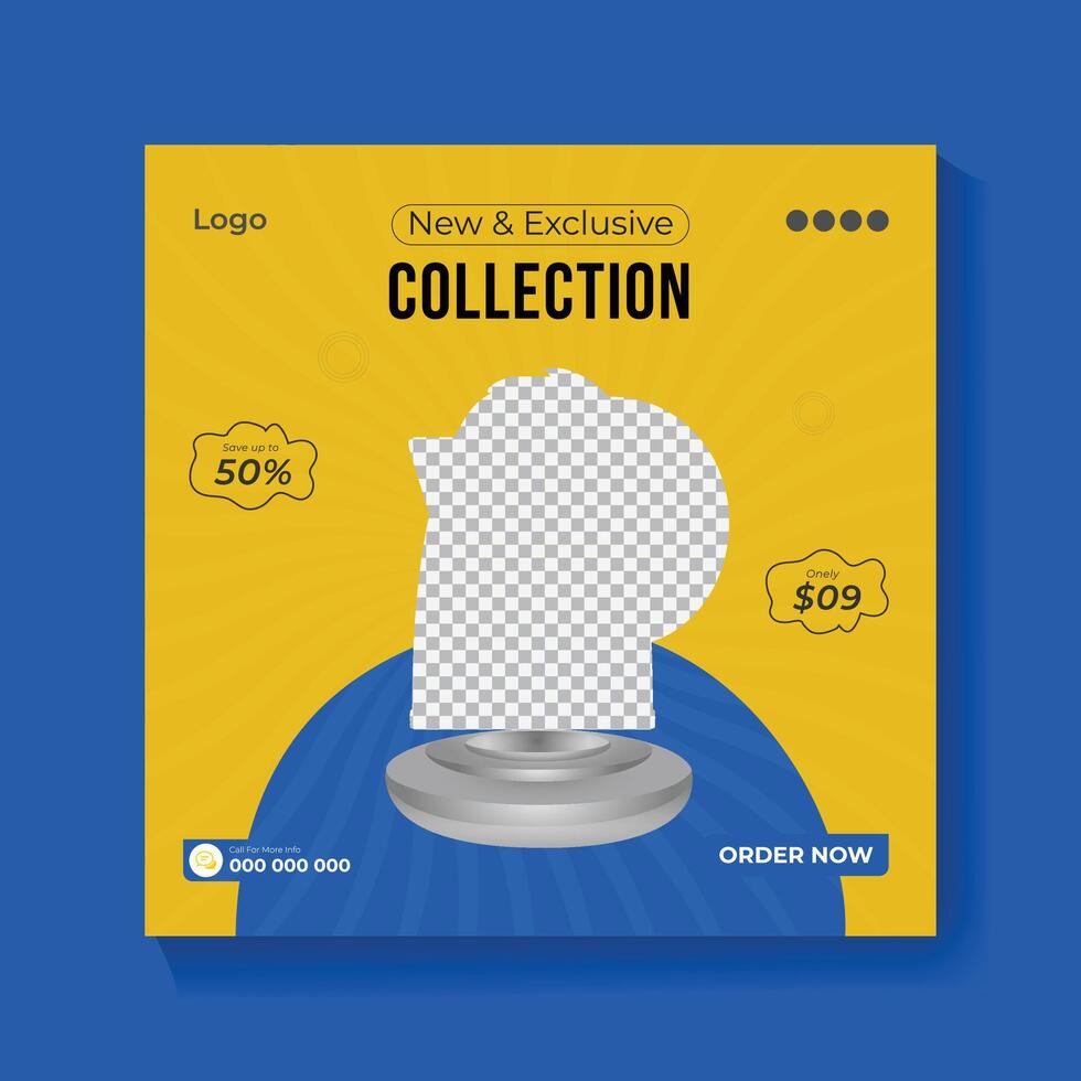 Mega sale product design template for your family vector