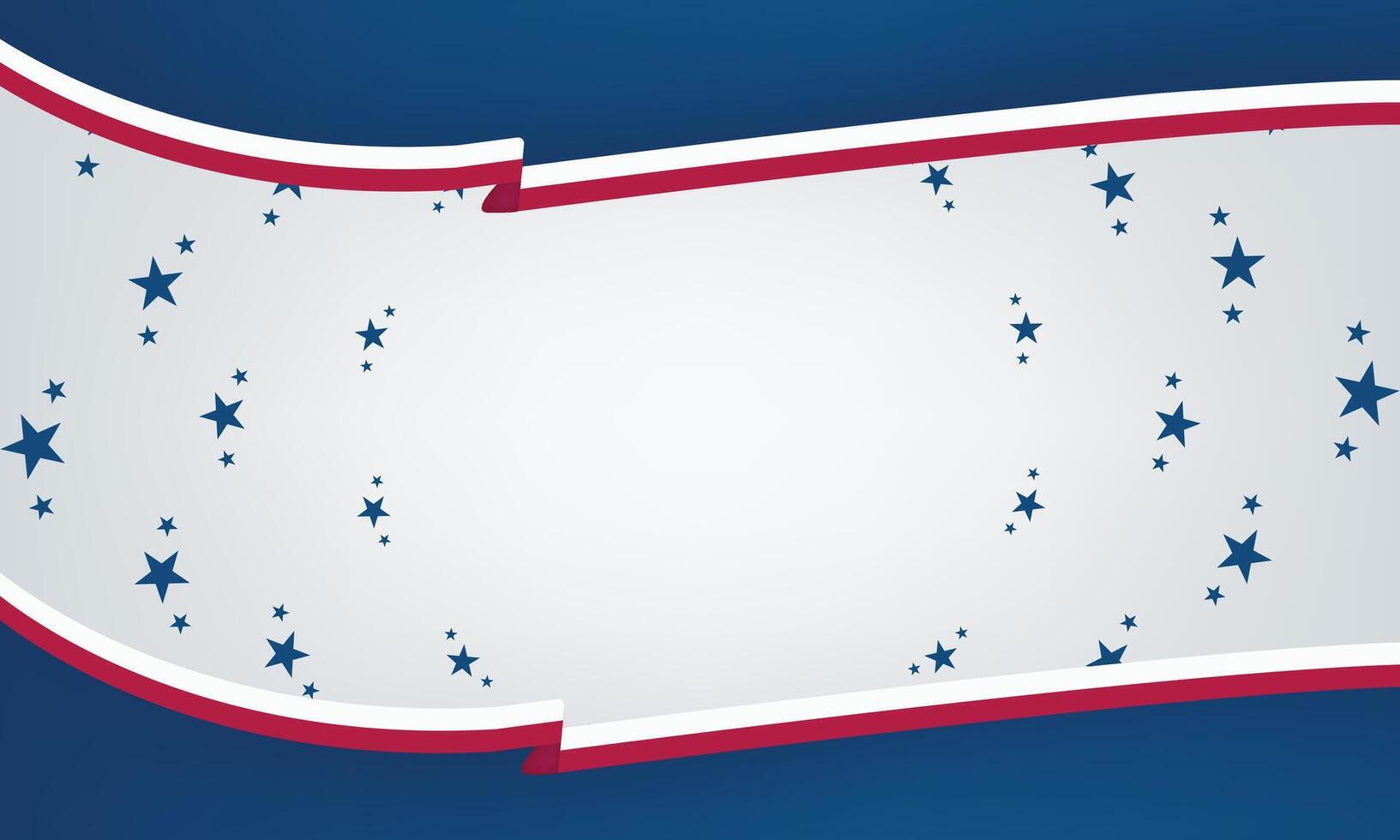 Decorative Background With Stars and Stripes for Patriotic Events and Celebrations in a Blue and White Theme vector