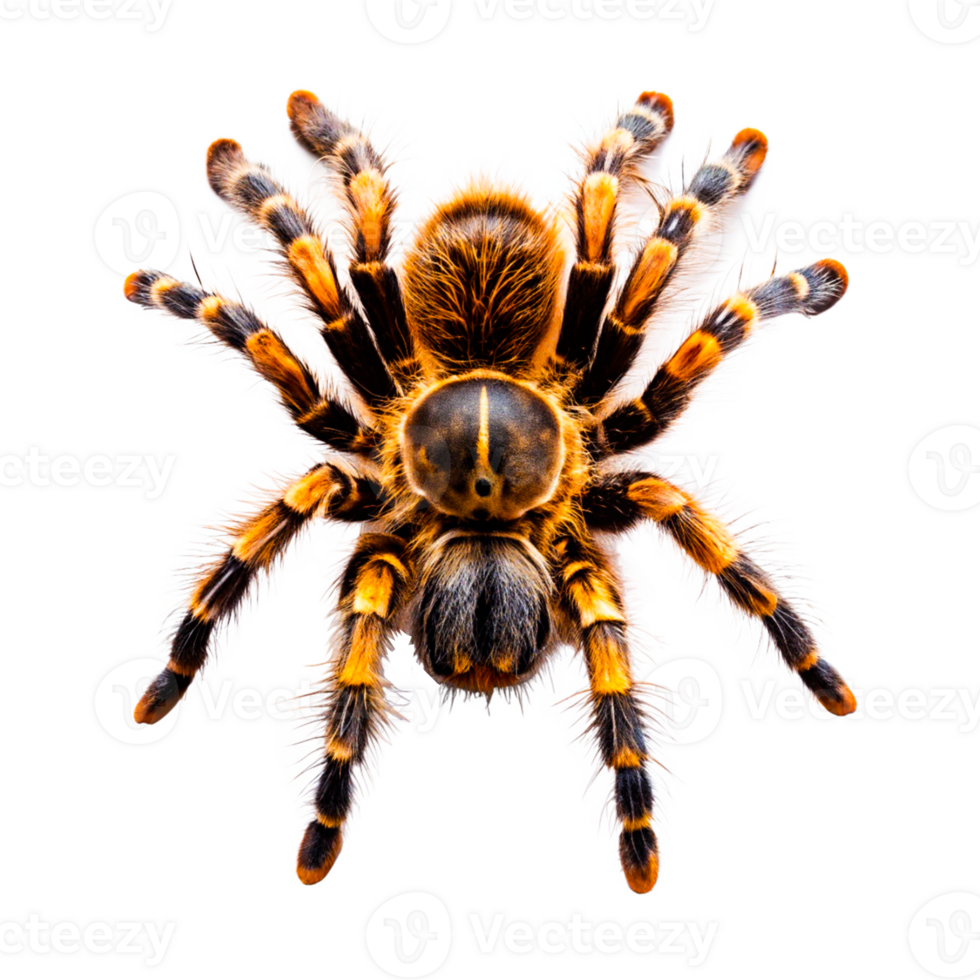 a tarantula spider on a transparent background png
