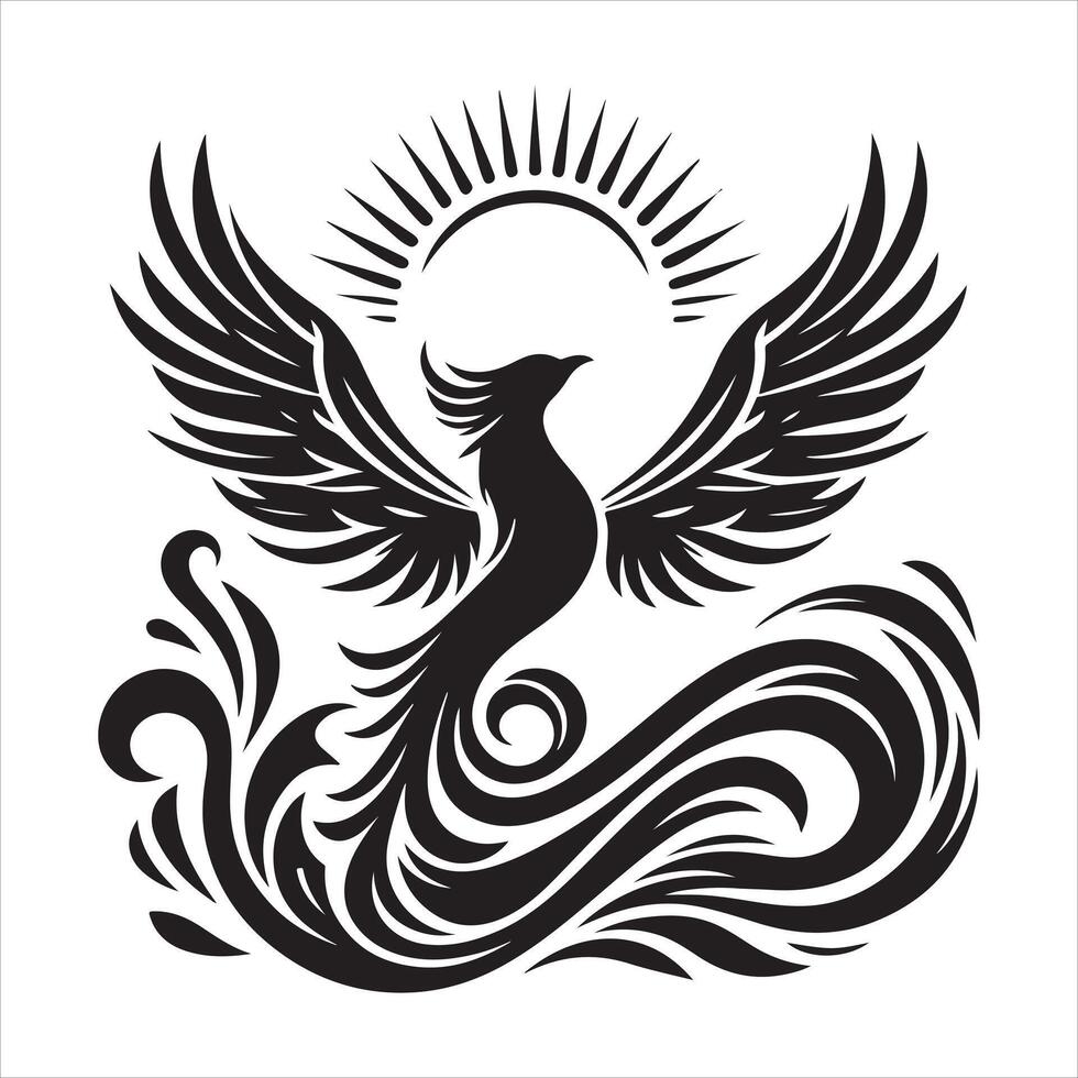 Phoenix Rising file illustration vector