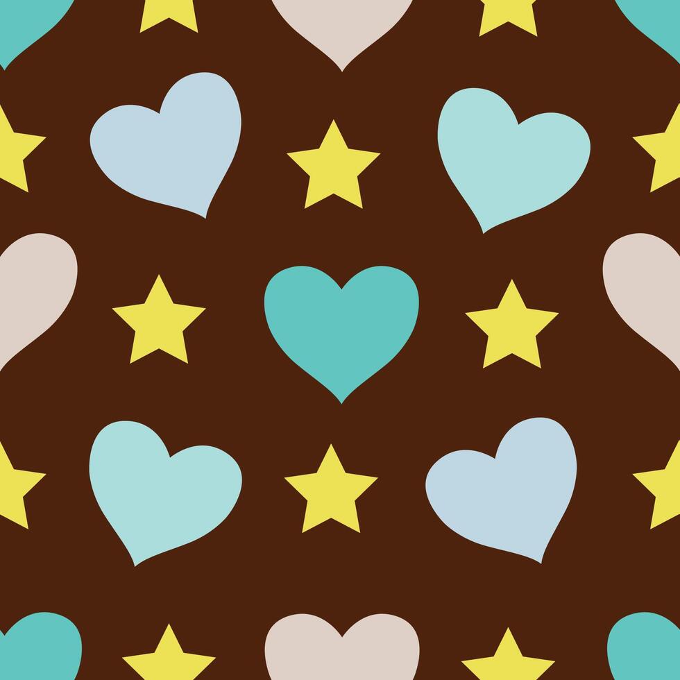 Print love pattern vector