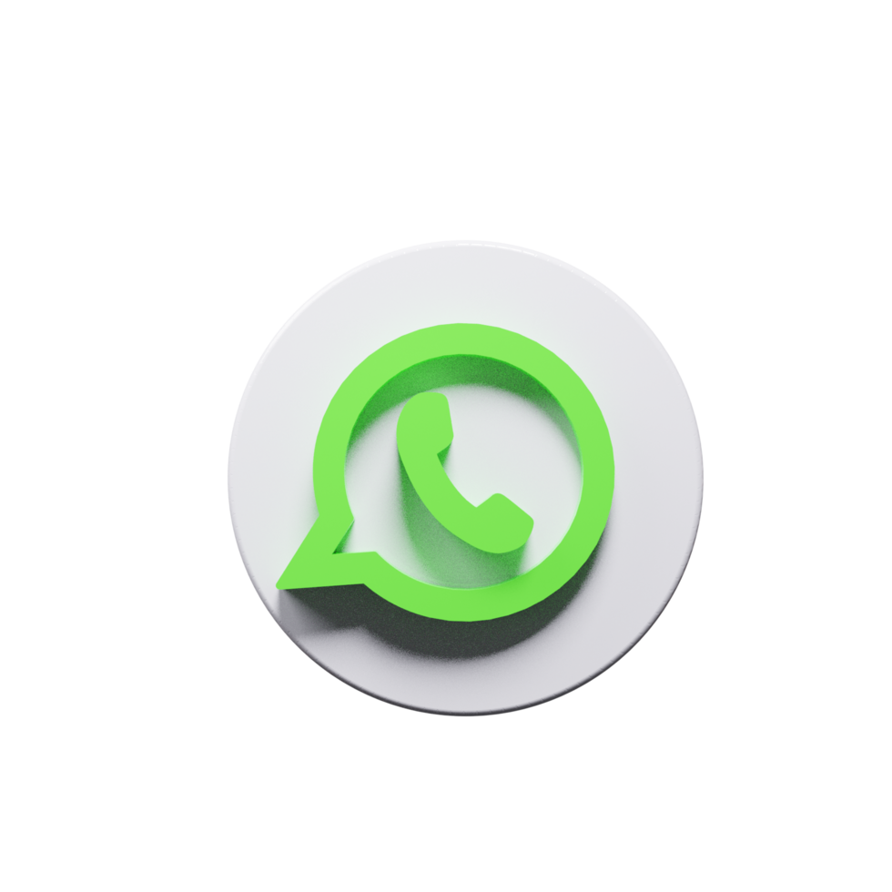 High-Quality 3D WhatsApp Icon - Visual Identity for Instant Communication png