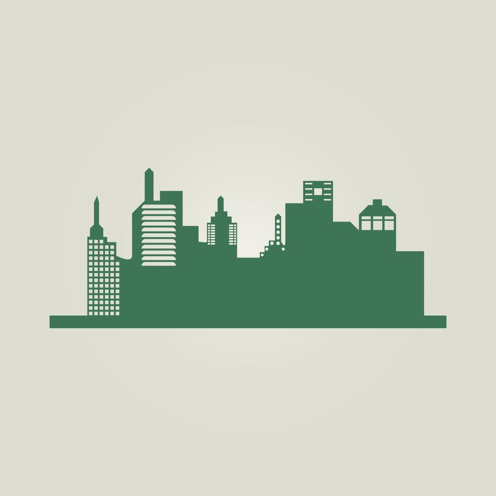 City skyline trendy artwork attractive abstract illustration colorful practical design vector