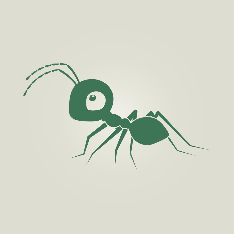Ant trendy artwork attractive abstract illustration colorful practical design vector