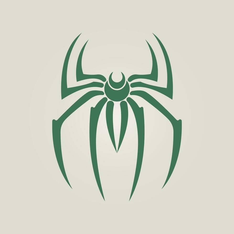 Spider trendy artwork attractive abstract illustration colorful practical design vector